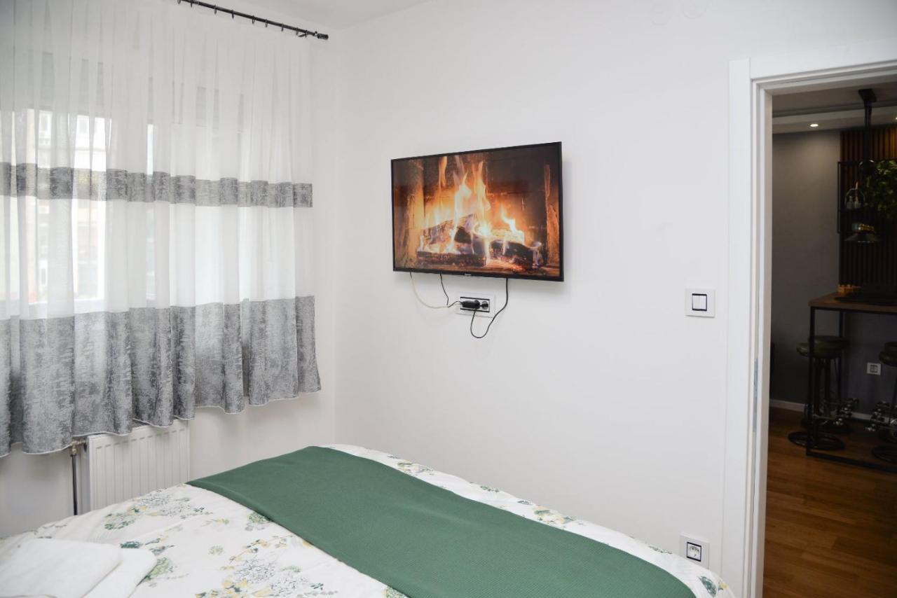 נובי סאד Mirror Apartment With Private Parking מראה חיצוני תמונה